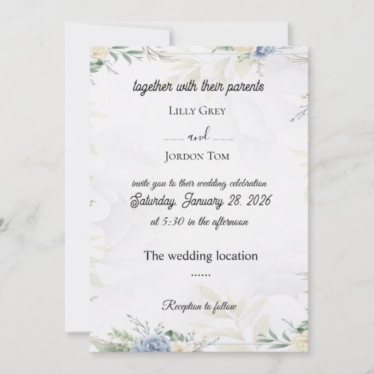 Gelukkig ooit nadat het nu begint kaart (Voorkant)