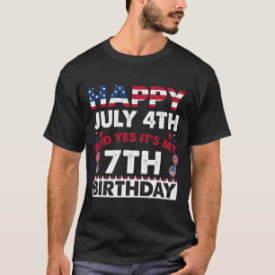 Gelukkig op 4 juli en ja, het is mijn zevende verj t-shirt