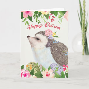 Gelukkig Ostara wenskaart Kaart