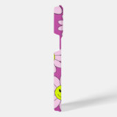 Gelukkig paarse iPhone hoesje (Rechterkant)