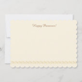 Gelukkig Paasfeest Lente Pesach Seder Vintage Kaart (Achterkant)