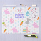 Gelukkig paaspatroon tissuepapier (Craft)