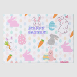 Gelukkig paaspatroon tissuepapier