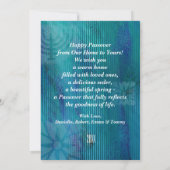 Gelukkig Pascha. Aangepaste fotokaart Kaart (Achterkant)