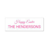 Gelukkig Pasen Aangepaste Naam Zelfinktende Stempel (Design)