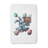 Gelukkig Pasen Basketbal Jongens Paashaas Grappig  Badmat (Voorkant Verticaal)