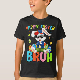 Gelukkig Pasen Bruh Bunny voor Kinderen Jongens Me T-shirt