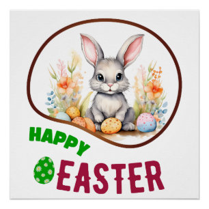 Gelukkig Pasen - Bunnies Perfect Poster