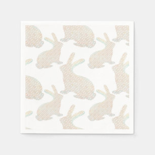 Gelukkig Pasen - Bunny's patroon Servet