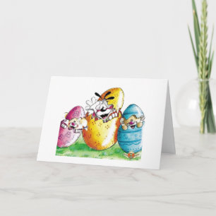 GELUKKIG *PASEN" EN GELUKKIG *LENTE* FEESTDAGEN KAART