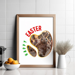 Gelukkig Pasen - Geloof Perfect Poster