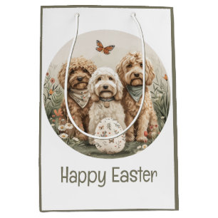 Gelukkig Pasen Goldendoodle Honden Medium Cadeauzakje