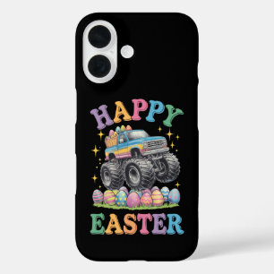 Gelukkig Pasen Grappige Monstertruck Plet Eieren iPhone 16 Hoesje