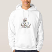 Gelukkig Pasen Inspirerende Citaat Witte Pullover  (Voorkant)