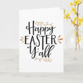 ***GELUKKIG PASEN JULLIE ALLEMAAL*** EN EET ETEN KAART (Gele Bloem)