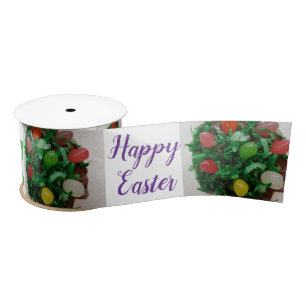 Gelukkig Pasen Kleurrijke Jelly Candy Beans Lint