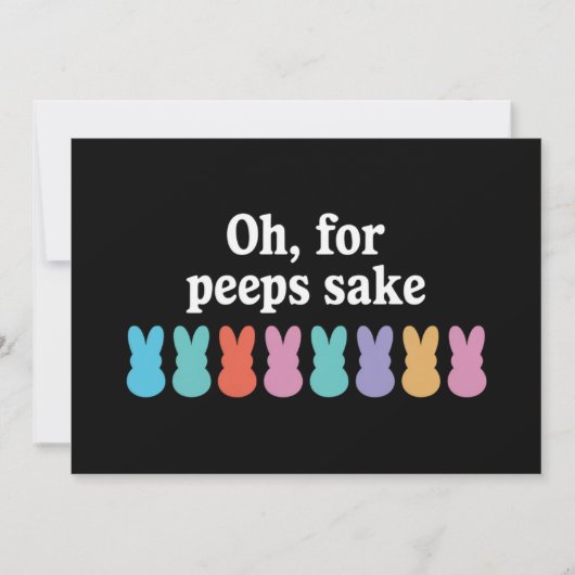 Gelukkig Pasen Konijn Christelijke Religieuze Carn Feestdagenkaart (Voorkant)