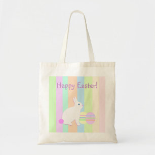 Gelukkig Pasen Konijn en Eieren Tote Bag