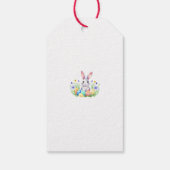 Gelukkig Pasen Konijn Konijn Cadeaulabel (Achterkant)