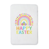 Gelukkig Pasen Konijn Paaseieren Jacht Paasfeest V Badmat (Voorkant Verticaal)