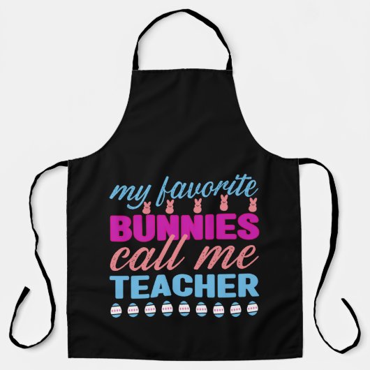 Gelukkig Pasen - Konijn Schort (Voorkant)