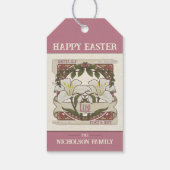 Gelukkig Pasen: Lily Design Vredeshoop Cadeaulabel (Achterkant)