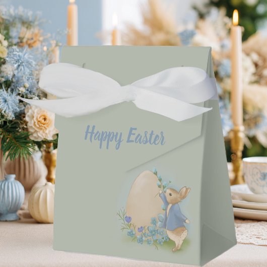 Gelukkig Pasen met Peter Rabbit Bedankdoosjes