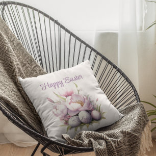Gelukkig Pasen Paaseieren Bloemen Pasen Kussen