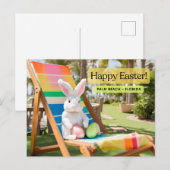 Gelukkig Pasen Palm Beach Briefkaart (Voorkant / Achterkant)