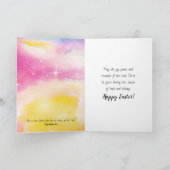 Gelukkig Pasen, Religieus - Hij is Risen Holiday K Feestdagen Kaart (Binnen)