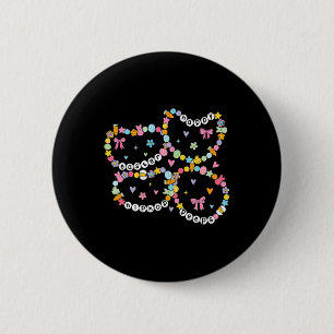 Gelukkig Pasen Retro Vriendschapsarmband Opstandin Ronde Button 5,7 Cm