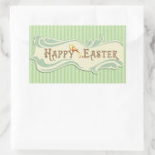 Gelukkig Pasen Sage Groene Stickers (Tas)