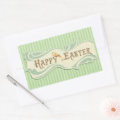 Gelukkig Pasen Sage Groene Stickers (Envelop)