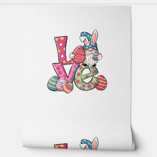 Gelukkig Pasen Shirt Gnome Pasen Dag Liefde Mannen Behang