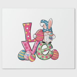 Gelukkig Pasen Shirt Gnome Pasen Dag Liefde Mannen Cadeaupapier