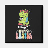 Gelukkig Pasen T Rex Dinosaurus Konijneneieren Magneet (Voorkant)
