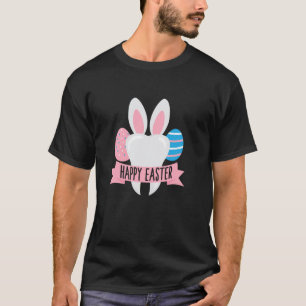Gelukkig Pasen Tand Konijn Oren Feestelijke Tandar T-shirt