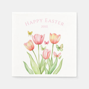Gelukkig Pasen Tulp Servet