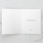 Gelukkig Pasen Typografie Knuffel Konijn Kaart (Binnen)