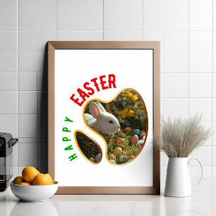 Gelukkig Pasen - Vrouw Perfect Poster