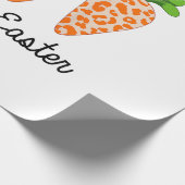 Gelukkig Pasen Wortel Cute Pasen T-Shirt Cadeaupapier (Hoek)