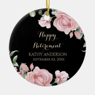 Gelukkig Pensioen Bloemornament Keramisch Ornament