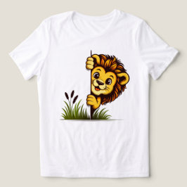 Gelukkig Piep Leeuw Dames Natuur T-Shirt