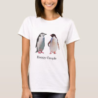Gelukkig Pinguïn Koppel T-Shirt