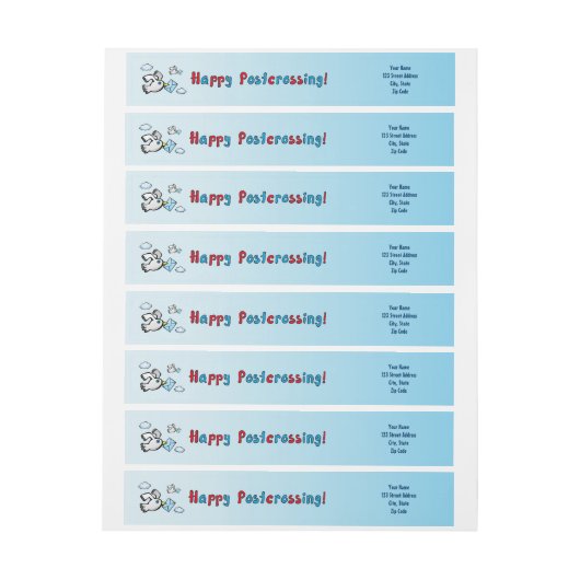 Gelukkig postkruis! - Stuurpost. (Vel)