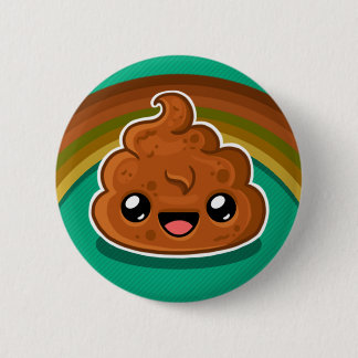 Gelukkig Pudding - Regenboog Stijl Ronde Button 5,7 Cm