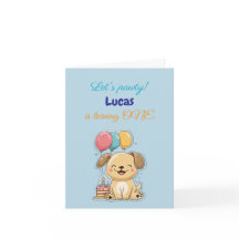 Gelukkig Puppy, Jongen, Laten we Feestvieren, 1e V