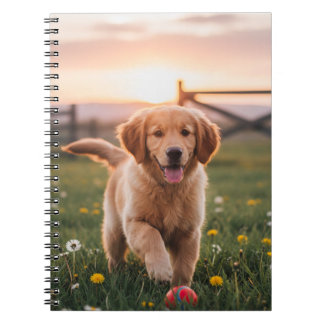 Gelukkig Puppy Spiraal Notebook Notitieboek