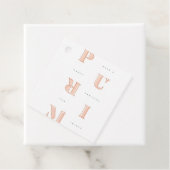 Gelukkig Purim in Neutrals Bedankjes Labels (In situ)