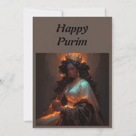 Gelukkig Purim Kaart